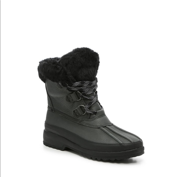 sperry fur lined boots